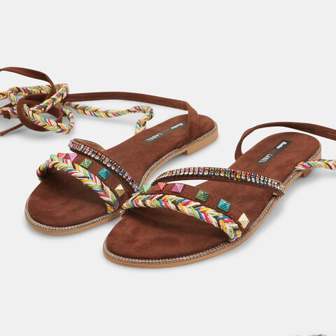 Sandalias de dedo modelo gladiador de mujer Bata Red Label , Marrón Sandalias de dedo modelo gladiador de mujer Bata Red Label , Marrón